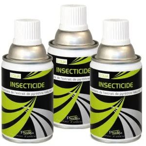 3 Aérosols Pyrèthre Naturel 250ml – Insecticide anti-insectes